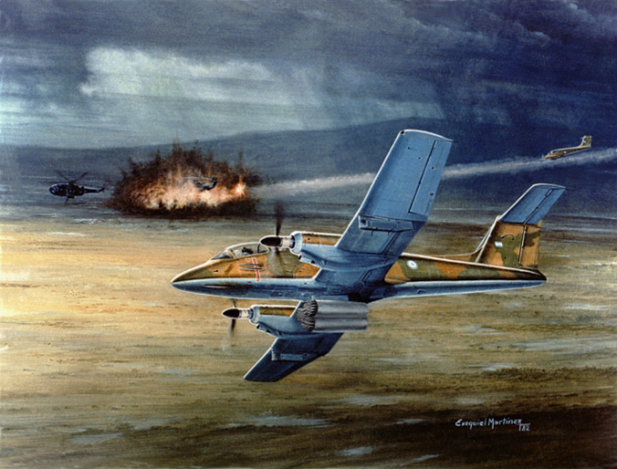 Pucara Malvinas War Exequiel Martinez